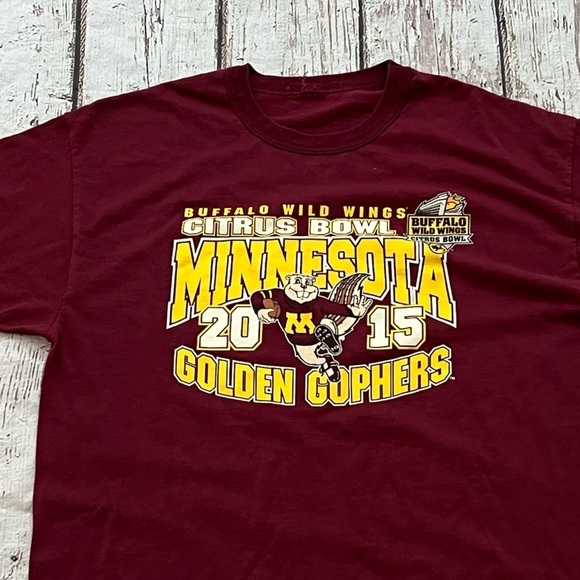 University of Minnesota Golden Gophers 2015 Citrus Bowl College Football Tshirt - Picture 2 of 3